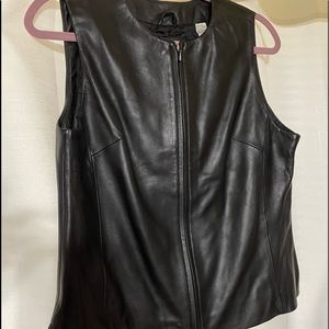 100% Leather Vest